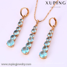 61987-Xuping Fashion Woman Jewlery avec plaqué or 18 carats